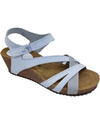 Sandalias de Mujer INTERBIOS SANDALIA INTER BIOS MUJER  - GRIS 5633 BLANCO