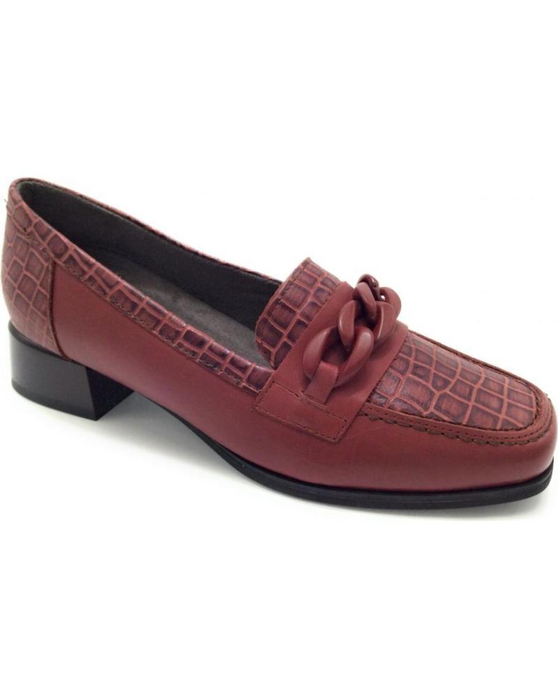 Sapatos de Mulher PITILLOS 5421 BURDEOS MOCASINES TACON VARIOS COLORES