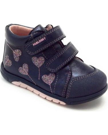 Botines de Niña PABLOSKY 001922 BOTA VELCRO AZUL VARIOS COLORES