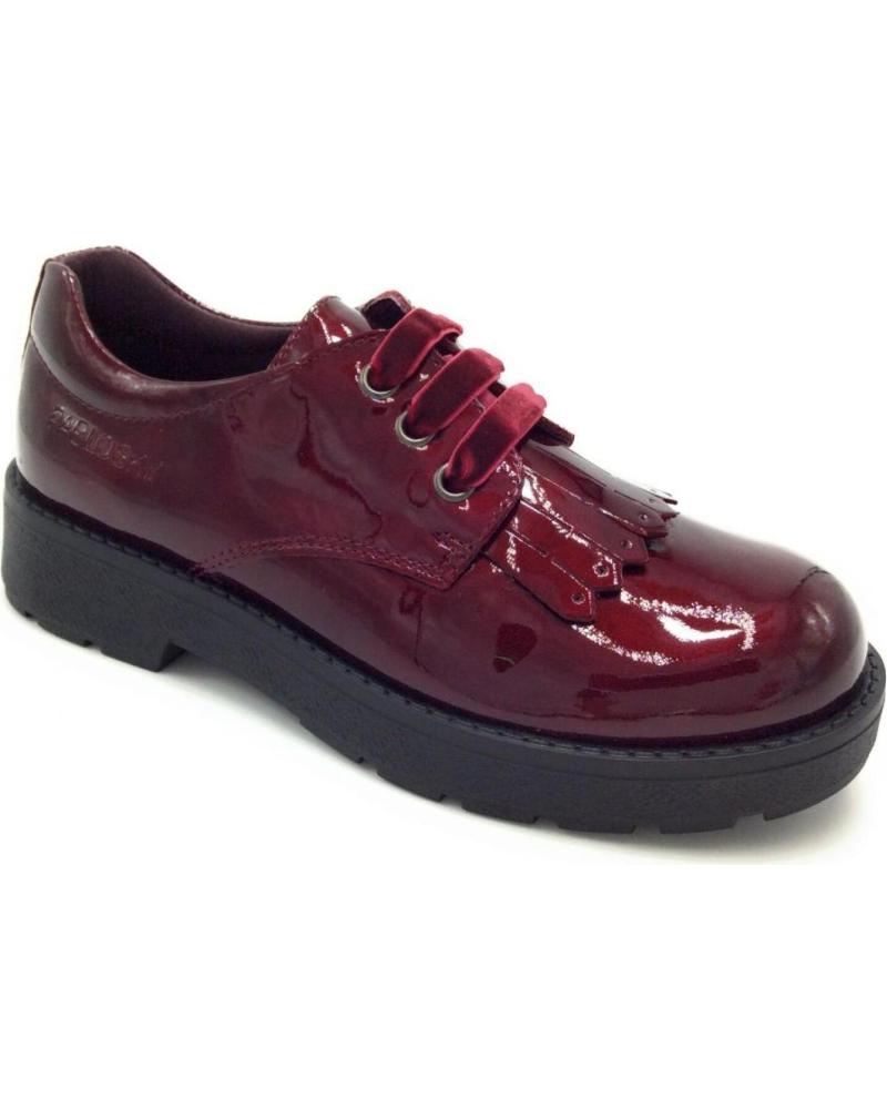 Zapatos de Niña PABLOSKY 345969 ZAPATO CORDONES CHAROL BURDEOS VARIOS COLORES