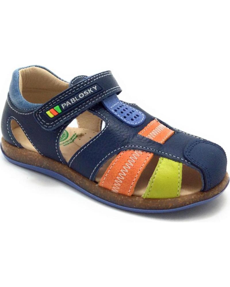 Sandales pour Garçon PABLOSKY 099327 SANDALIA COMBINADA AZUL VARIOS COLORES