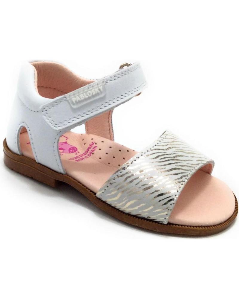 Sandali per Bambina PABLOSKY 093600 SANDALIA BLANCO VARIOS COLORES