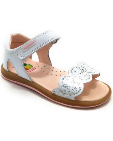 Sandales pour Fille PABLOSKY 079200 SANDALIA NINA BLANCO CON PLATA VARIOS COLORES