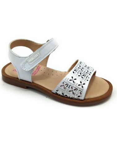 Sandalen für Mädchen PABLOSKY 077708 SANDALIA BLANCO Y PLATA VARIOS COLORES