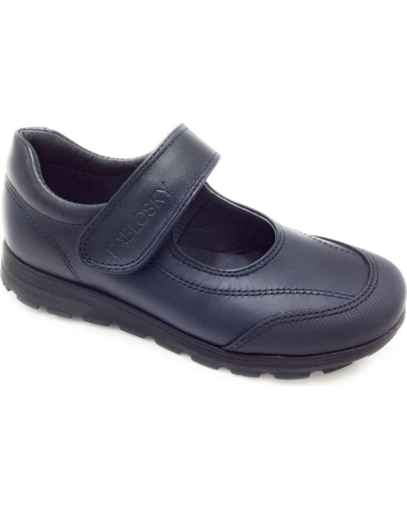 Sapatos de Menina PABLOSKY MERCEDES COLEGIAL REFORZADO 334320 MARINO VARIOS COLORES