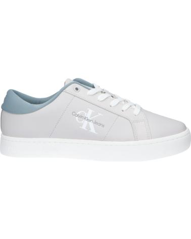 Man Trainers CALVIN KLEIN YM0YM00864 CLASSIC CUPSOLE 0IP OYSTER MUSHROOM-LEAD