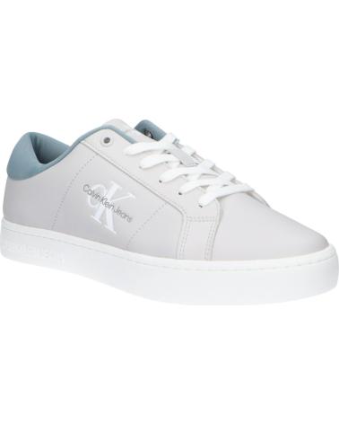 Sportivo per Uomo CALVIN KLEIN YM0YM00864 CLASSIC CUPSOLE 0IP OYSTER MUSHROOM-LEAD