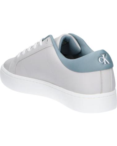 Sportivo per Uomo CALVIN KLEIN YM0YM00864 CLASSIC CUPSOLE 0IP OYSTER MUSHROOM-LEAD