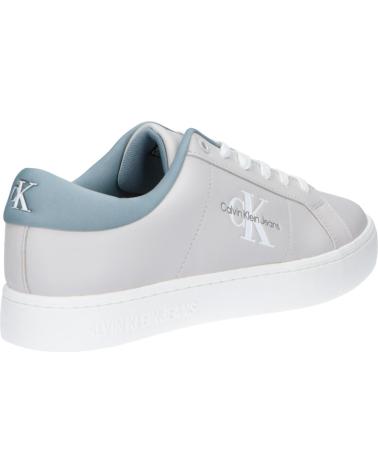 Sportivo per Uomo CALVIN KLEIN YM0YM00864 CLASSIC CUPSOLE 0IP OYSTER MUSHROOM-LEAD