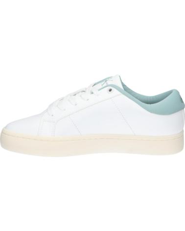 Sportivo per Donna CALVIN KLEIN YW0YW01444 CLASSIC CUPSOLE 02R BRIGHT WHITE-BLUE SURF