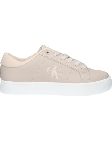 Sportivo per Donna CALVIN KLEIN YW0YW01444 CLASSIC CUPSOLE 0F7 EGGSHELL-WHISPER PINK