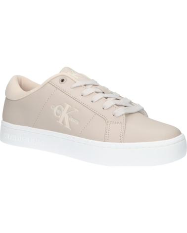 Sportivo per Donna CALVIN KLEIN YW0YW01444 CLASSIC CUPSOLE 0F7 EGGSHELL-WHISPER PINK
