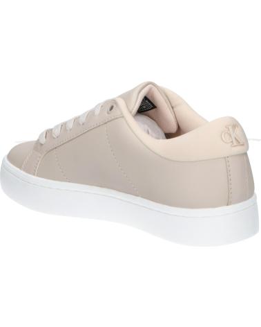 Sportivo per Donna CALVIN KLEIN YW0YW01444 CLASSIC CUPSOLE 0F7 EGGSHELL-WHISPER PINK
