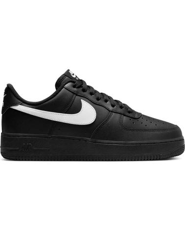 NIKE AIR FORCE 1 '07 FZ0627-010 BLACK SNEAKERS NEGRO