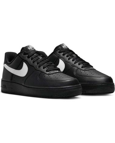 NIKE AIR FORCE 1 '07 FZ0627-010 BLACK SNEAKERS NEGRO