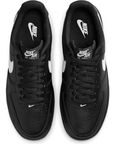 NIKE AIR FORCE 1 '07 FZ0627-010 BLACK SNEAKERS NEGRO