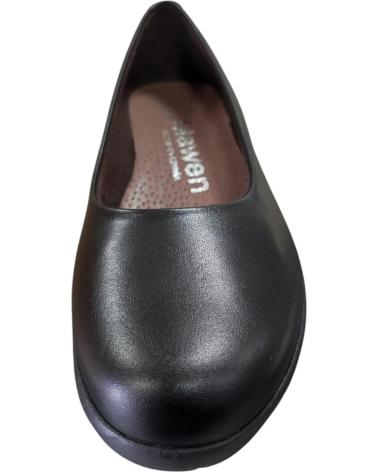 Zapatos de Mujer MAWEN MOCASIN-SALONDE PIEL CON CUNA - ELEGANCIA Y CONFORT EN CADA NEGRO