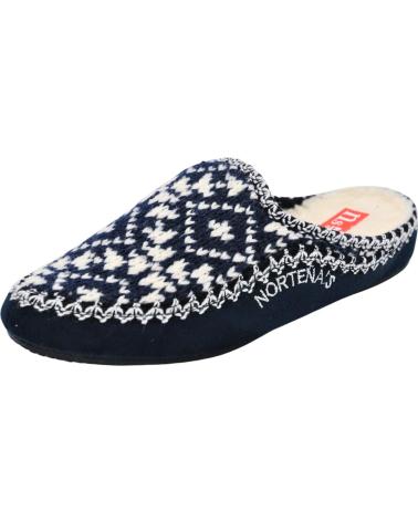 Pantufas de Mulher NORTEÑAS NORTENAS - ZAPATILLAS DE HOGAR PARA MUJER SUELA ANTIDESLI MARINO