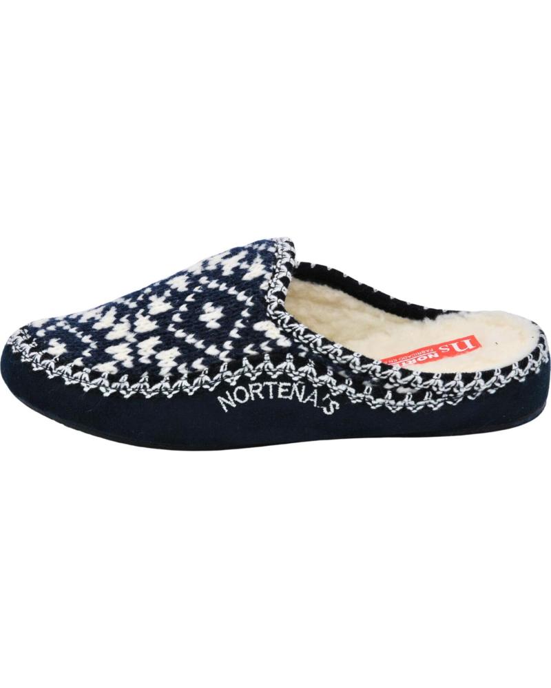 Pantufas de Mulher NORTEÑAS NORTENAS - ZAPATILLAS DE HOGAR PARA MUJER SUELA ANTIDESLI MARINO