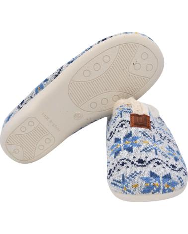 Pantufas de Mulher NORTEÑAS NORTENAS - ZAPATILLAS DE HOGAR CON TALON ABIERTO PLANTILLA JEANS