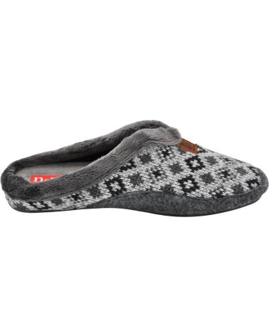 Pantofole per Donna NORTEÑAS NORTENAS - ZAPATILLAS DE HOGAR PARA MUJER PLANTILLA EXTRA GRIS