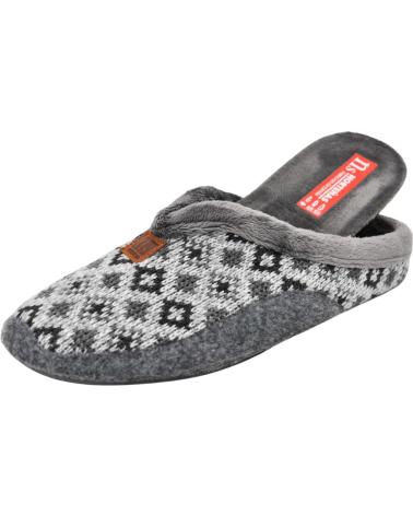 Pantofole per Donna NORTEÑAS NORTENAS - ZAPATILLAS DE HOGAR PARA MUJER PLANTILLA EXTRA GRIS