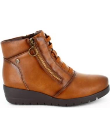 Stivaletti per Donna HISPAFLEX BOTIN CON CORDON PARA MUJER 2434 COLOR CUERO