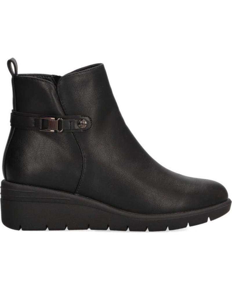 Botins de Mulher HISPAFLEX BOTIN CON CUNA BAJA PARA MUJER 2430 COLOR NEGRO