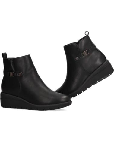 Botins de Mulher HISPAFLEX BOTIN CON CUNA BAJA PARA MUJER 2430 COLOR NEGRO