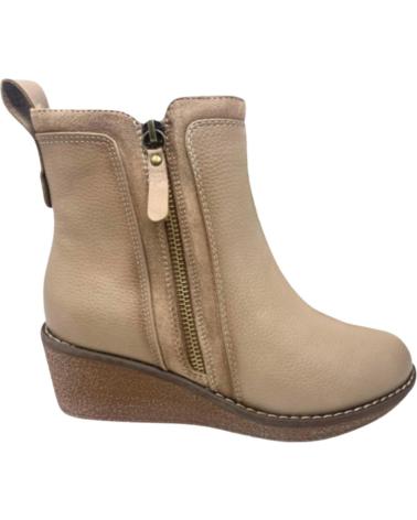 Stivaletti per Donna HISPAFLEX BOTIN CON CUNA PARA MUJER 2417 COLOR BEIG