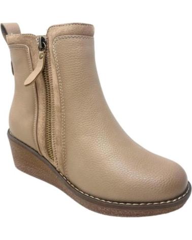 Stivaletti per Donna HISPAFLEX BOTIN CON CUNA PARA MUJER 2417 COLOR BEIG