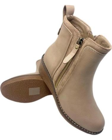 Stivaletti per Donna HISPAFLEX BOTIN CON CUNA PARA MUJER 2417 COLOR BEIG