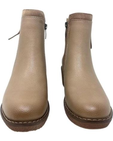 Stivaletti per Donna HISPAFLEX BOTIN CON CUNA PARA MUJER 2417 COLOR BEIG