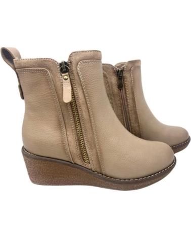 Stivaletti per Donna HISPAFLEX BOTIN CON CUNA PARA MUJER 2417 COLOR BEIG