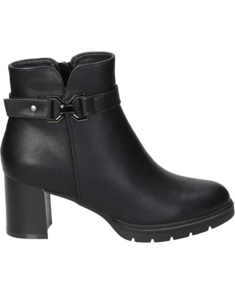Stivaletti per Donna HISPAFLEX BOTIN CON TACON PARA MUJER 2411 COLOR NEGRO