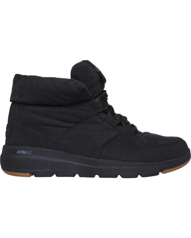Botines de Mujer SKECHERS GLACIAL ULTRA-TREND UP NEGRO