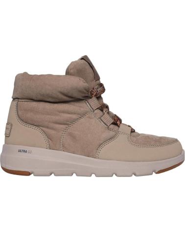 Botines de Mujer SKECHERS GLACIAL ULTRA-TREND UP BEIG