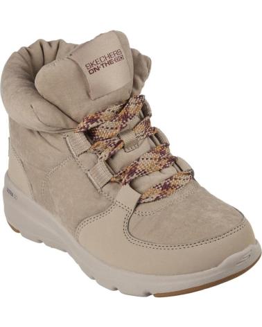Botines de Mujer SKECHERS GLACIAL ULTRA-TREND UP BEIG