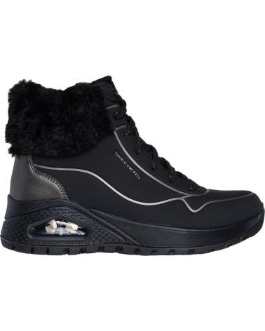 Bottines pour Femme SKECHERS UNO RUGGED FALL SRHIMMER NEGRA NEGRO
