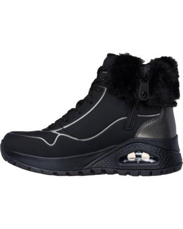 Bottines pour Femme SKECHERS UNO RUGGED FALL SRHIMMER NEGRA NEGRO
