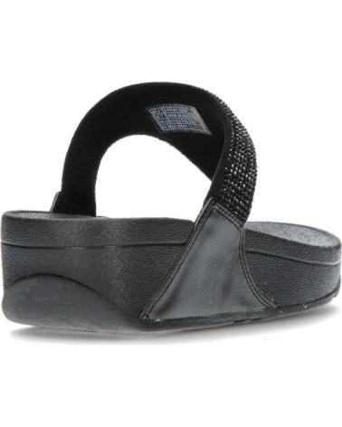 Zehansandalen für Damen FITFLOP SANDALIAS LULU CRYSTAL EMBELLISHED BLACK
