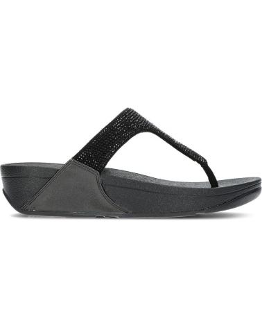 Woman Flip flops FITFLOP SANDALIAS LULU CRYSTAL EMBELLISHED BLACK
