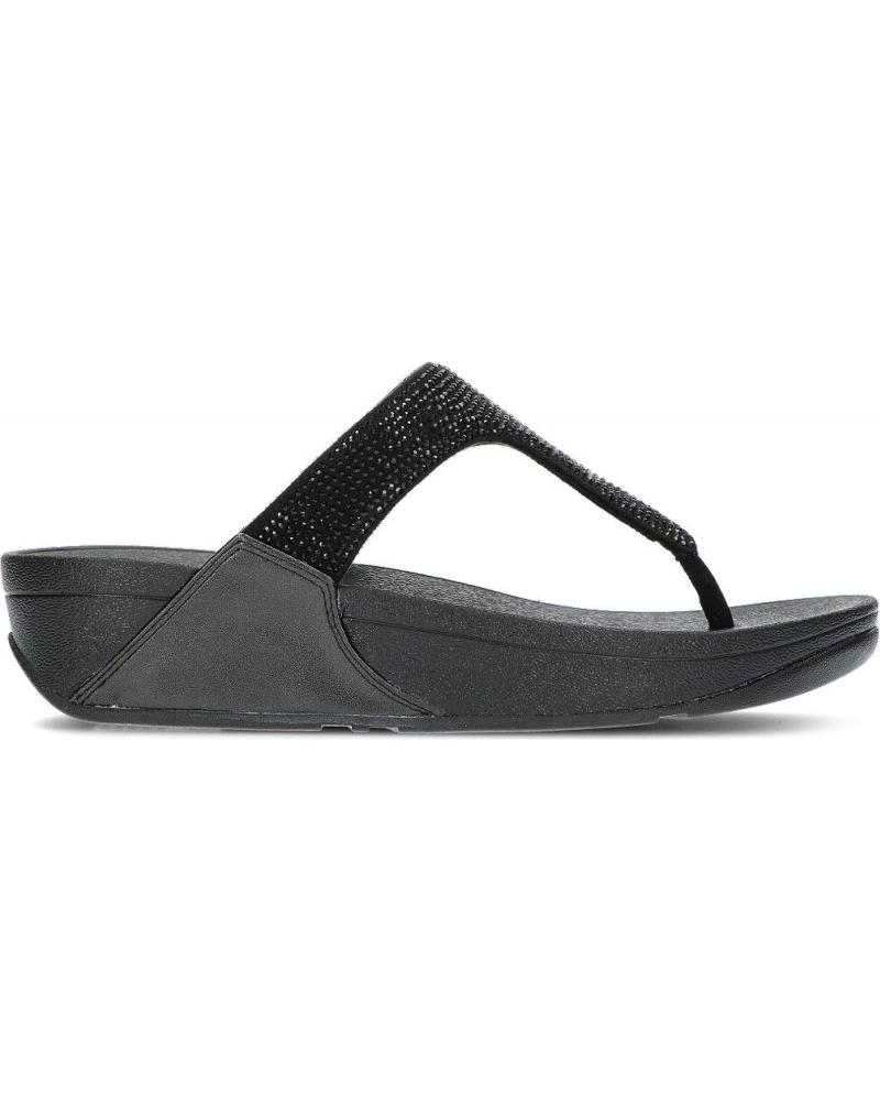 Zehansandalen für Damen FITFLOP SANDALIAS LULU CRYSTAL EMBELLISHED BLACK
