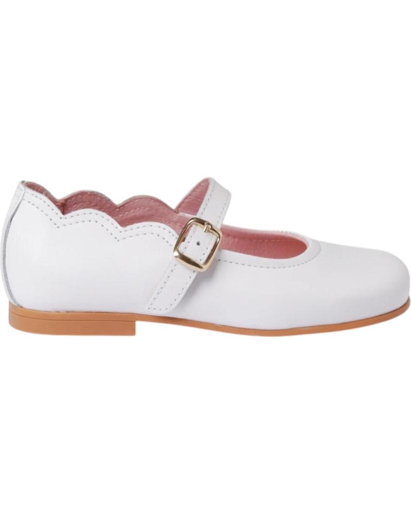 Ballerines pour Fille ANGELITOS BAILARINAS 1103 BAILARINA HEBILLA BLANCO