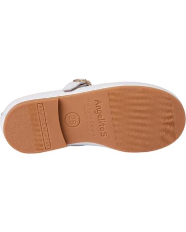 Ballerines pour Fille ANGELITOS BAILARINAS 1103 BAILARINA HEBILLA BLANCO