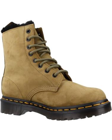 Boots für Damen DR MARTENS BOTAS MUJER MODELO 1460 SERENA COLOR VERDE DMSOLIVE