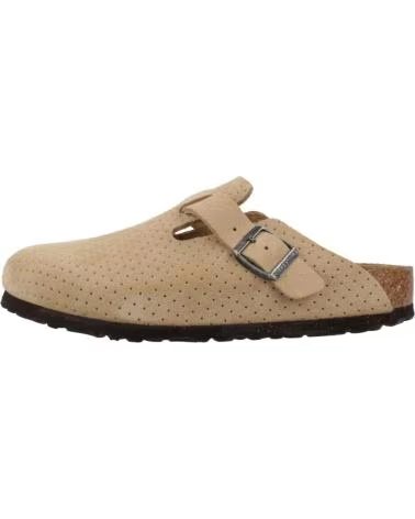 BIRKENSTOCK ZOCCOLI BOSTON SUEDE BEIGE UNISEX MBSSDTS
