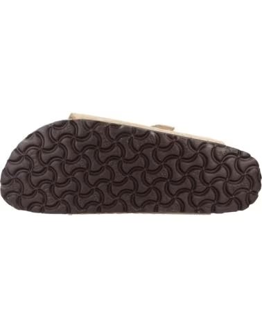 BIRKENSTOCK SANDALES ZURICH SUEDE LEATHER EN BEIGE POUR UNISEXE BI Z MBSSDTS