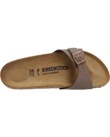 SANDALES FEMME BIRKENSTOCK MADRID BIRKO-FLOR MOCCA MARRON MOCHA