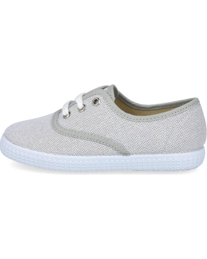 Schuhe für Mädchen BATILAS 576-211 ZAPATILLAS LONA NINA PLATA